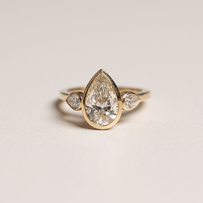 Pear Lab Grown Diamond Tatum Ring
