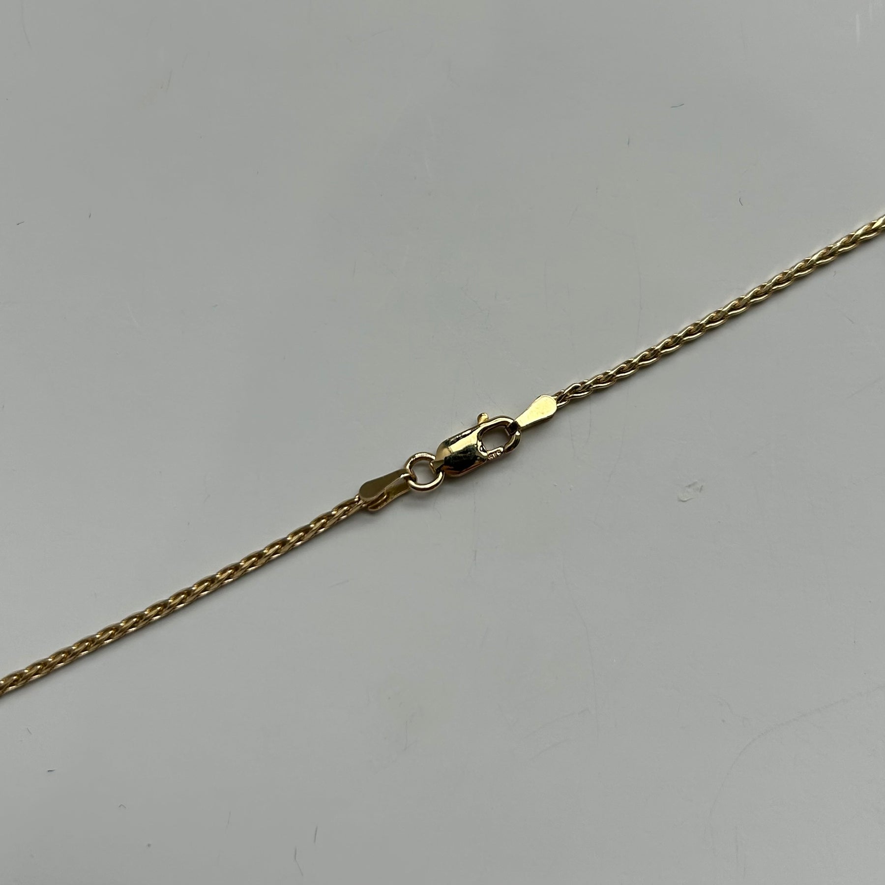 14KY Wheat Chain 16"