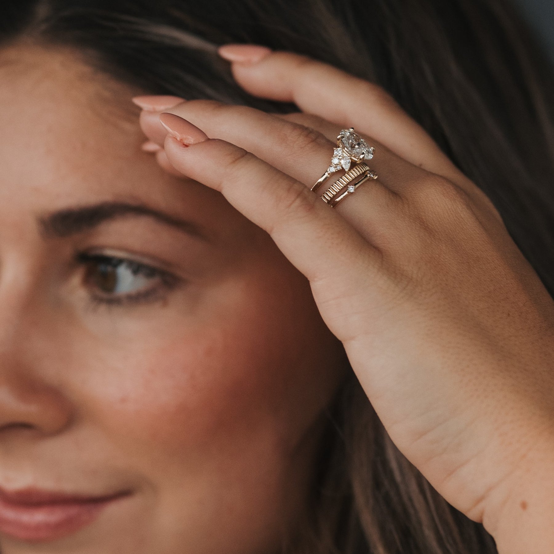 2.50ct Oval Lab Grown Diamond Astrid Ring