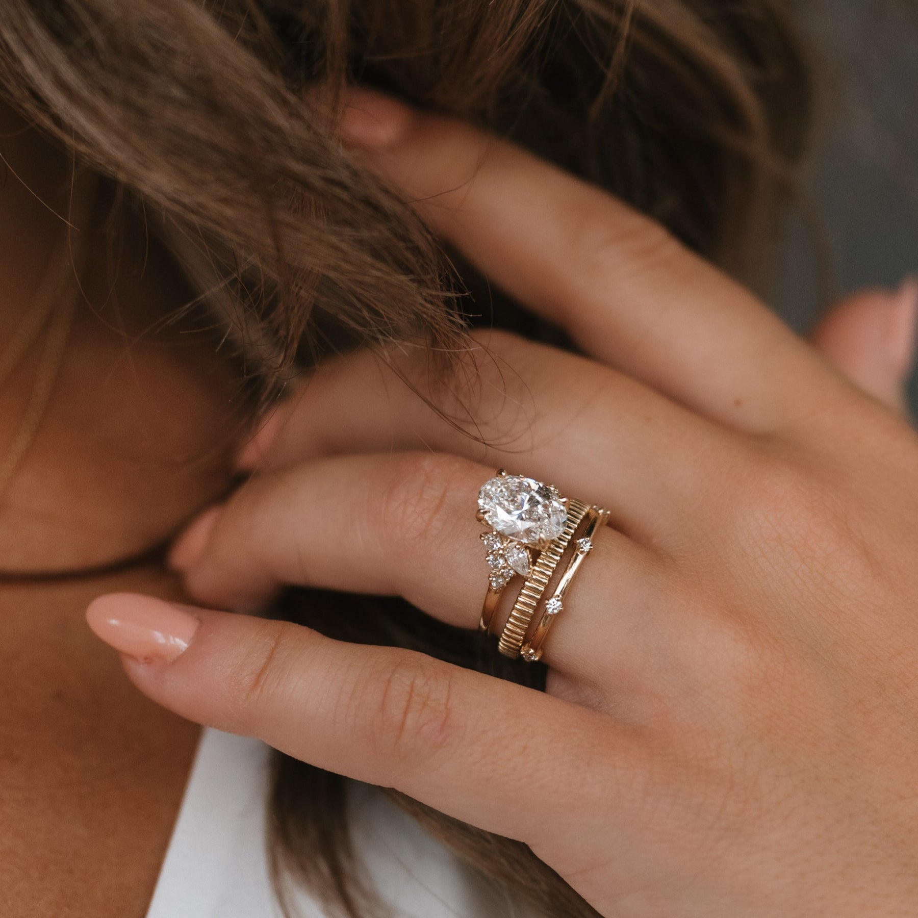 2.50ct Oval Lab Grown Diamond Astrid Ring