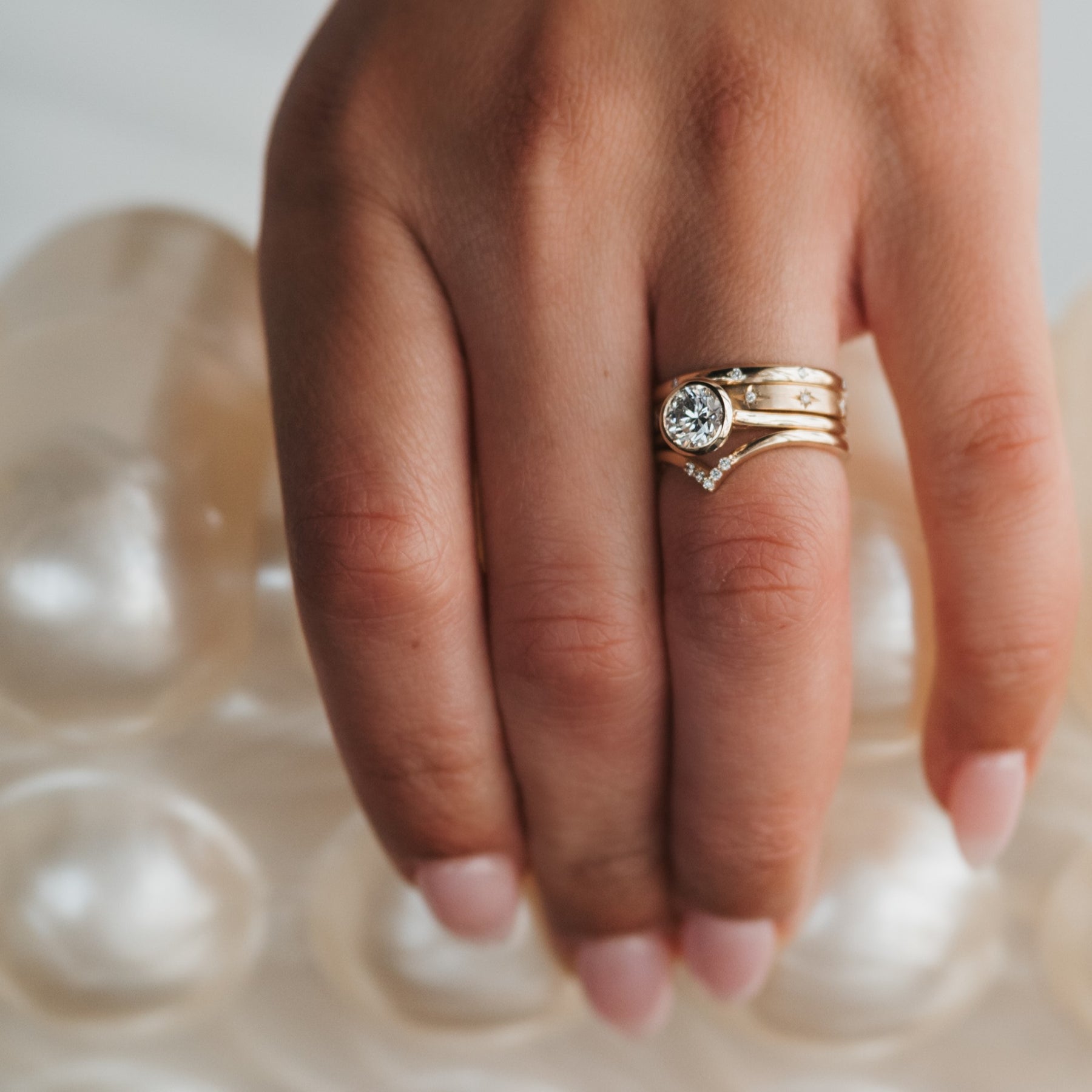 1.01ct Round Lab Grown Diamond Bella Ring