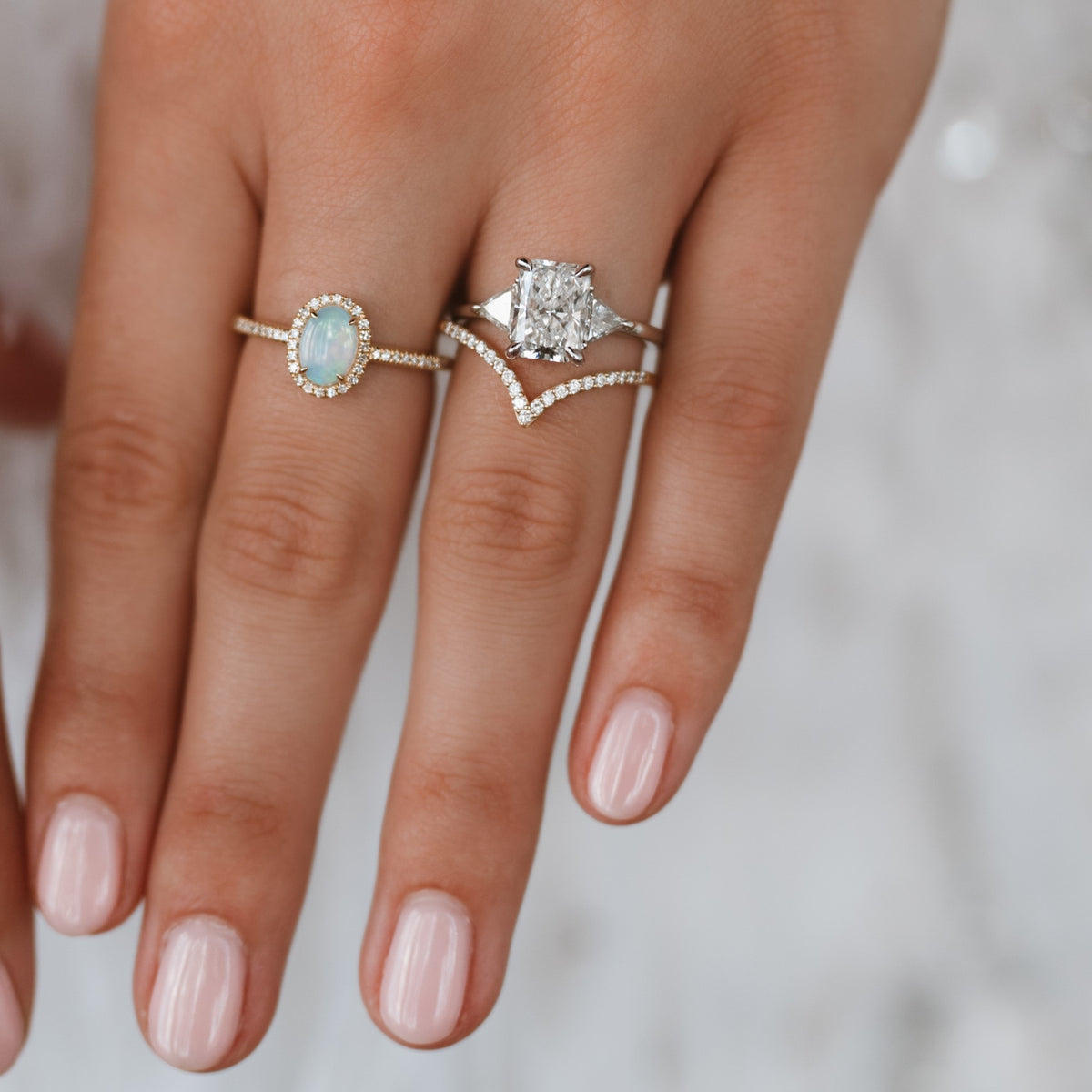 2.04ct Radiant Lab Grown Diamond Brandi Ring