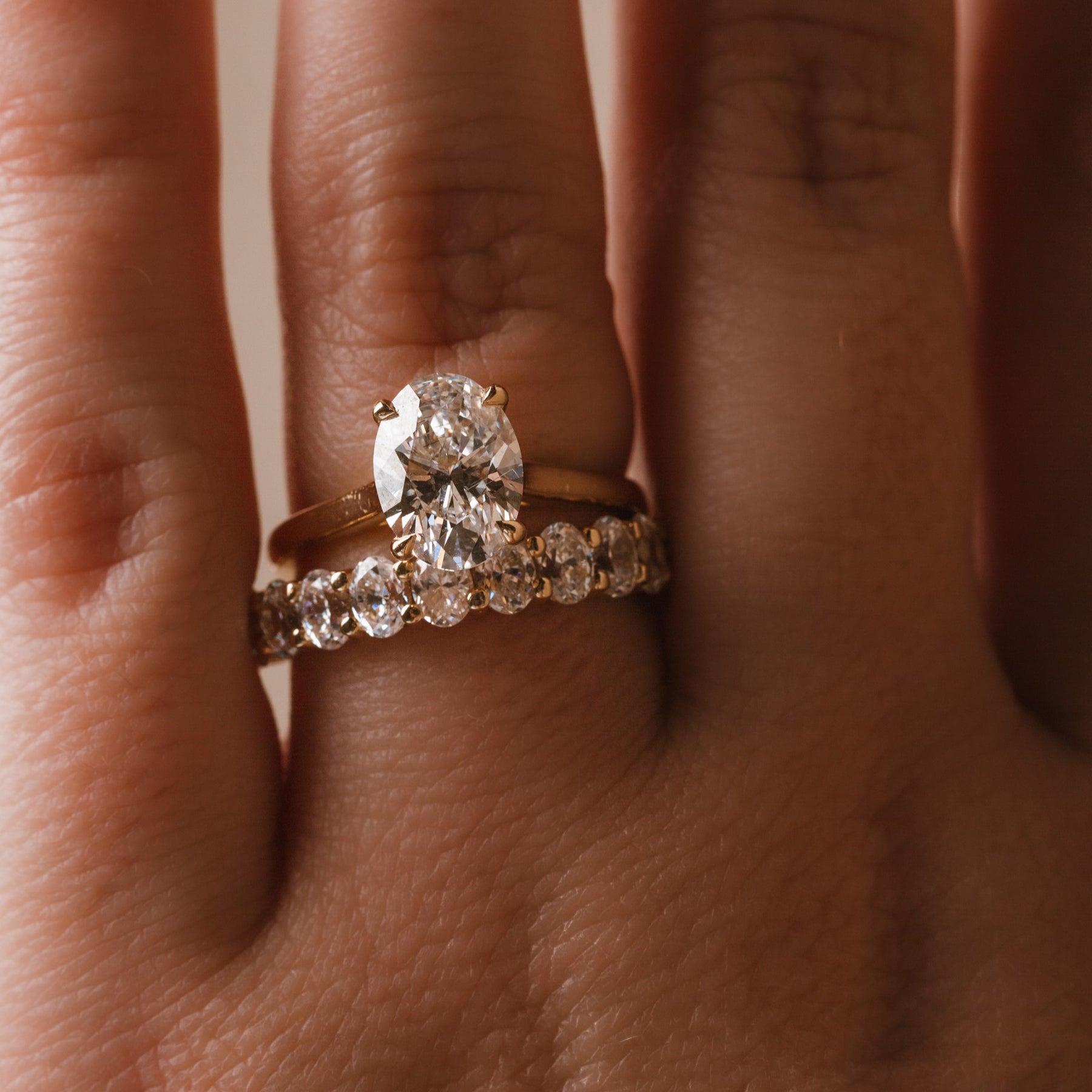 2.50ct Oval Lab Grown Diamond Carly Ring