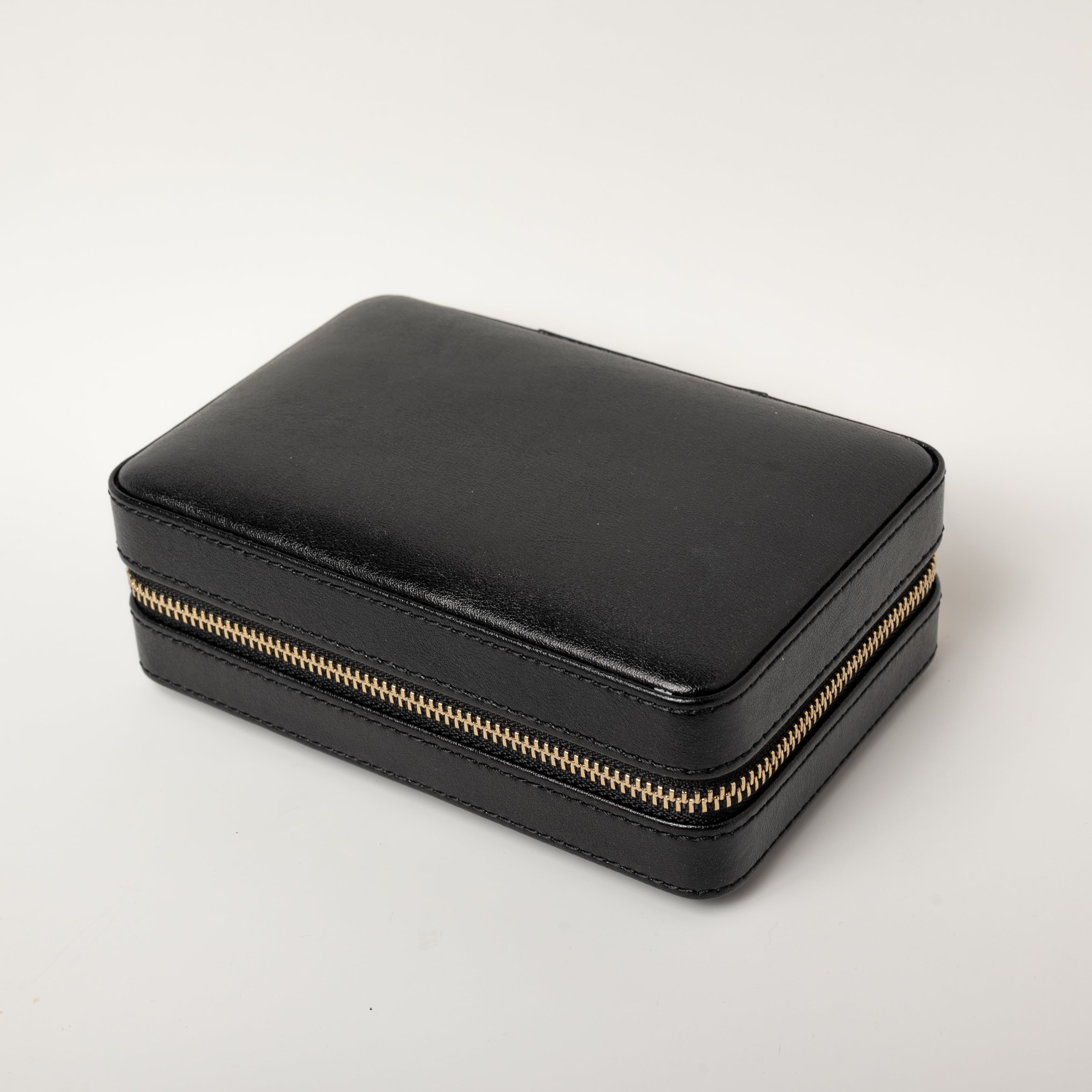【美品】WOLF PALERMOジュエリーケース　本革レザー製　黒 Palermo Zip Case