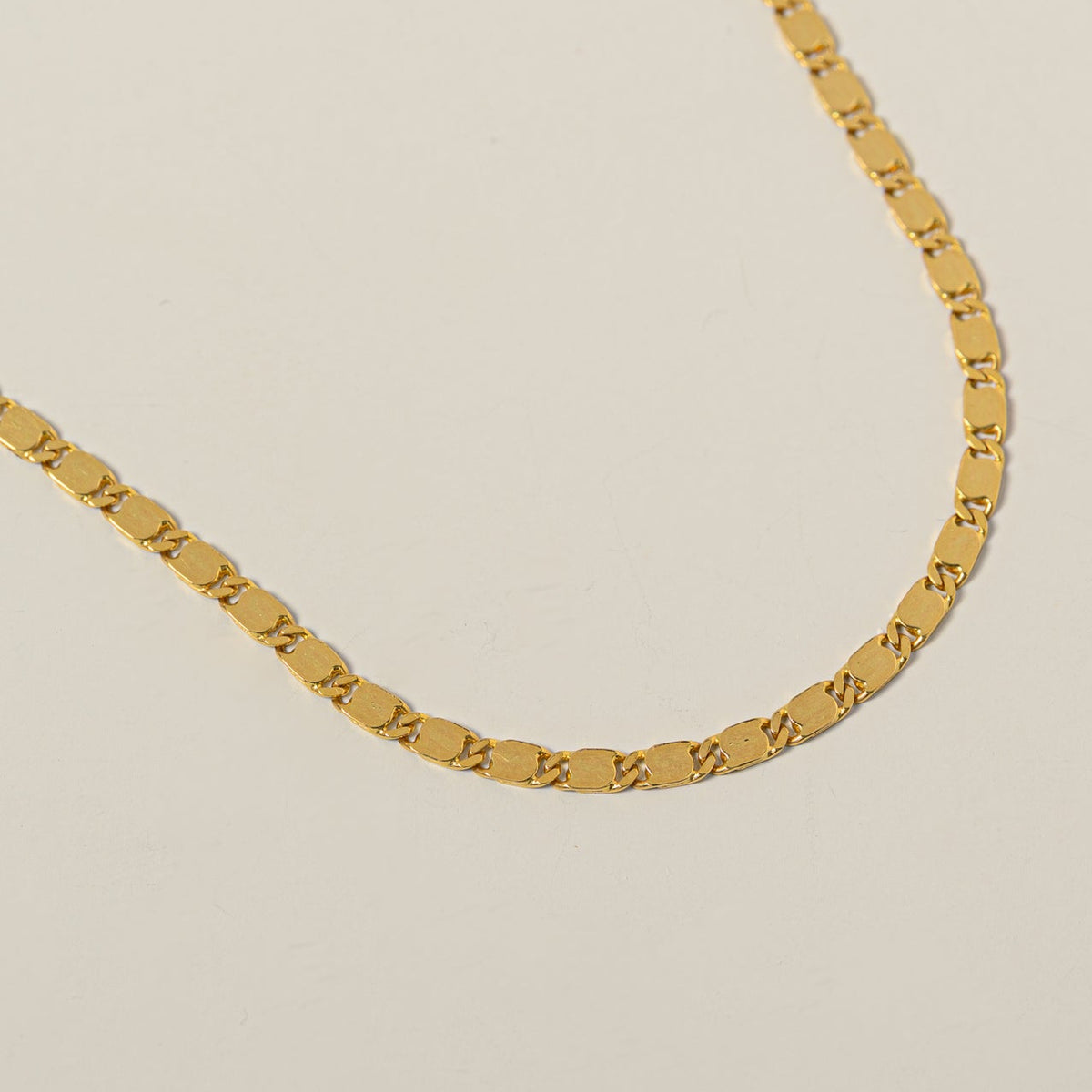 14k yellow gold fancy mirror link chain bracelet