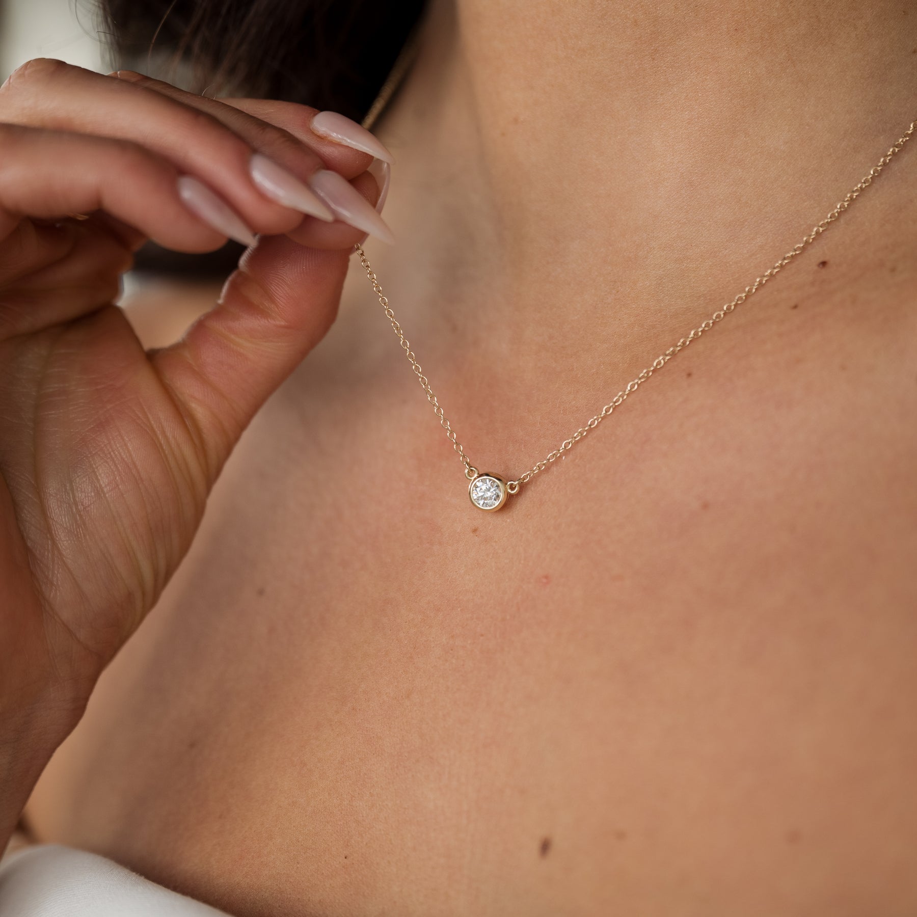 Lab Grown Diamond Mae Necklace