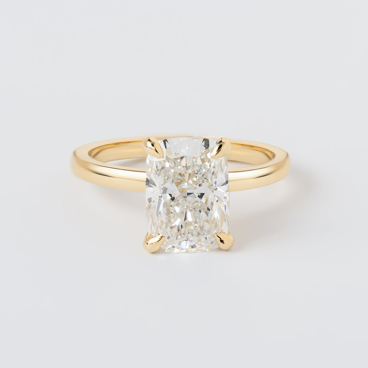 2.83ct Elongated Cushion Lab Grown Diamond Mira Ring