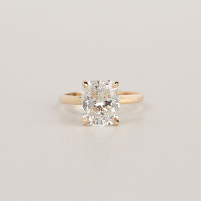 3.46ct Cushion Lab Grown Diamond Ginny Ring