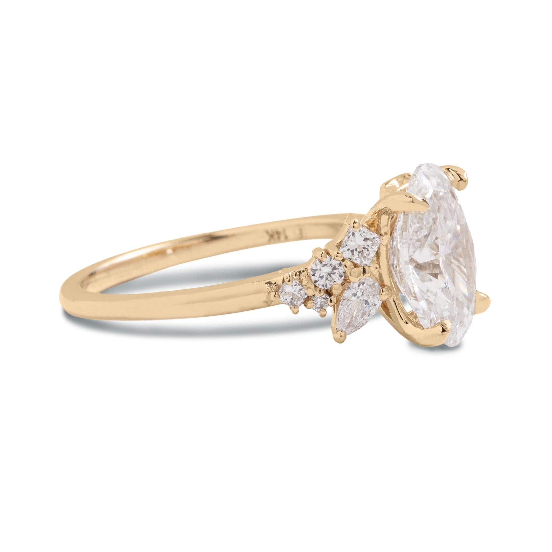 2.50ct Oval Lab Grown Diamond Astrid Ring