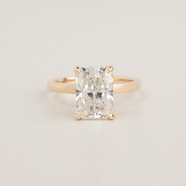 3.58ct Radiant Lab Grown Diamond Phoebe Ring