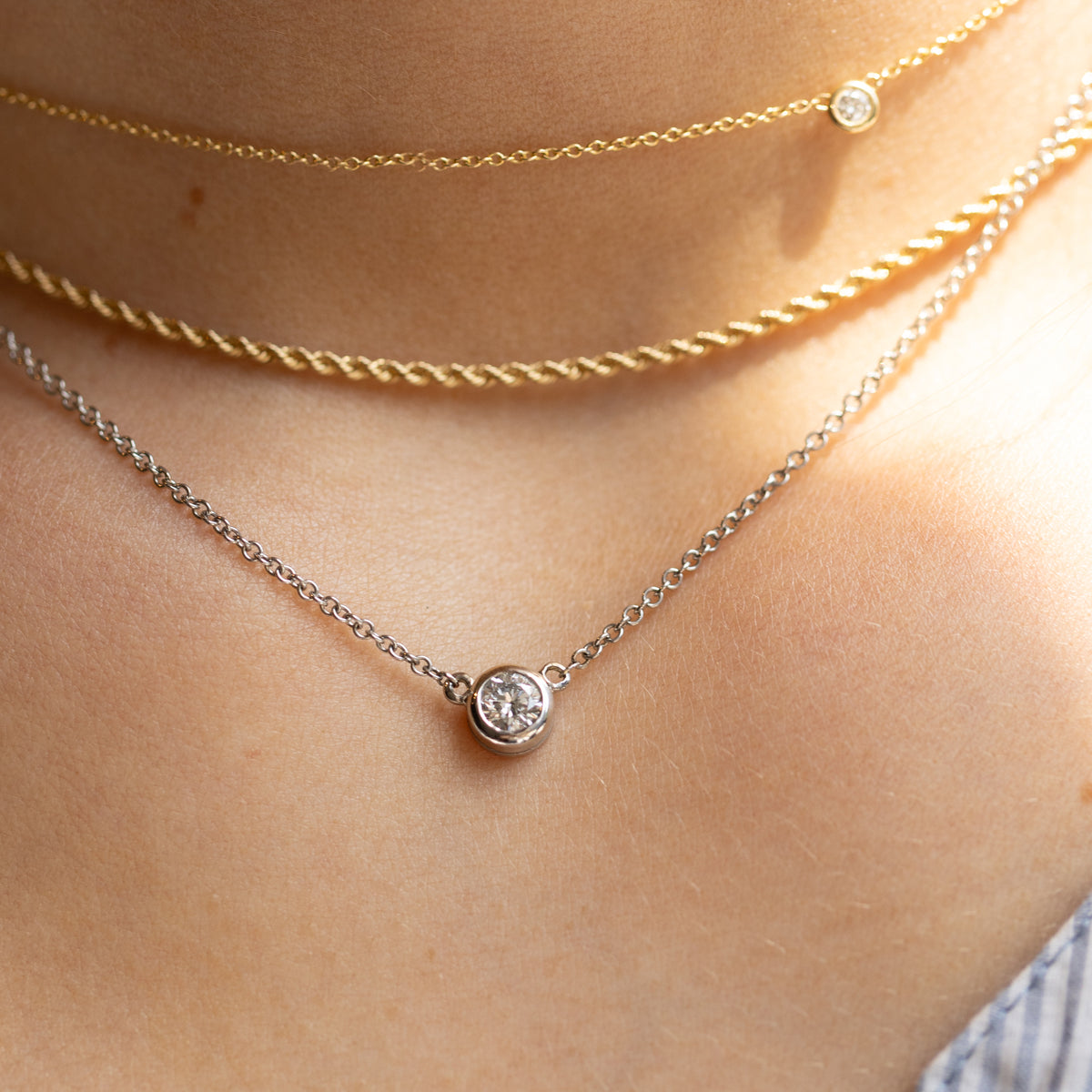 0.38ct Lab Grown Diamond Mae Necklace