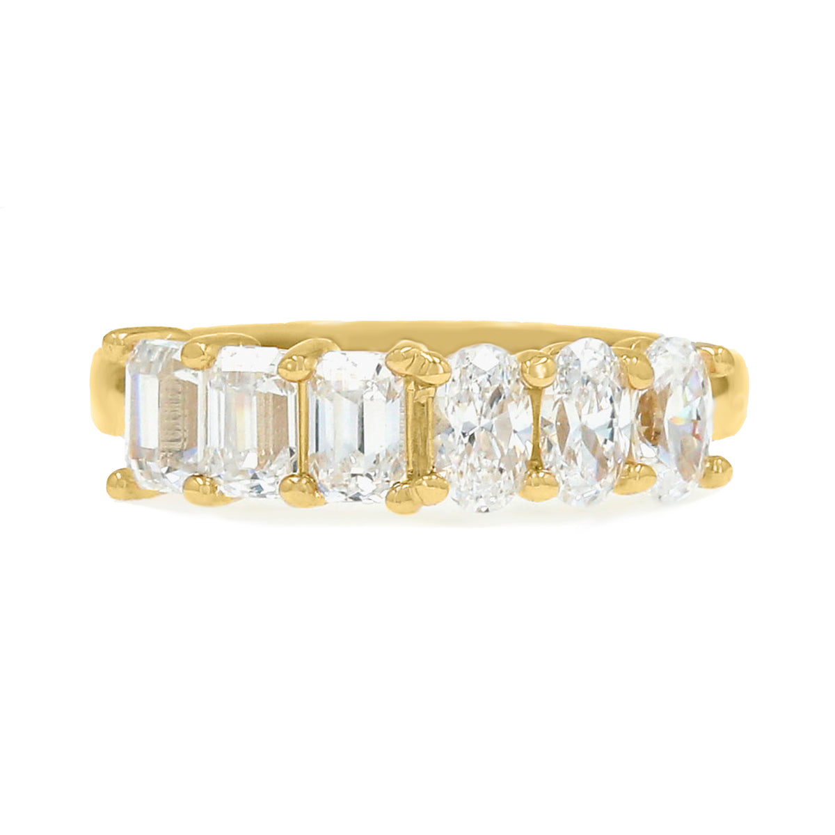 14k gold emerald cut diamond oval cut diamond womens wedding ring