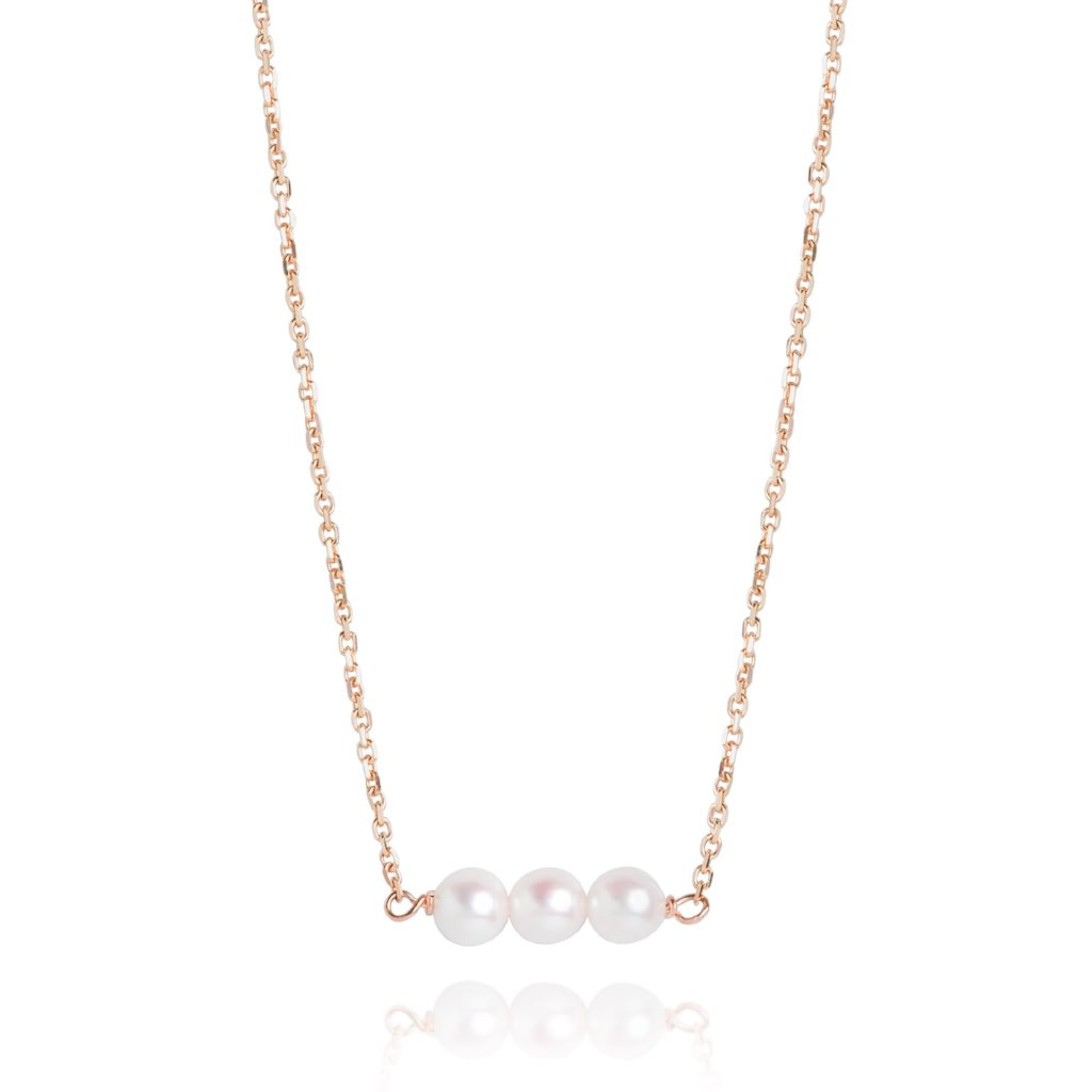 PEARL AND YELLOW GOLD NECKLACE