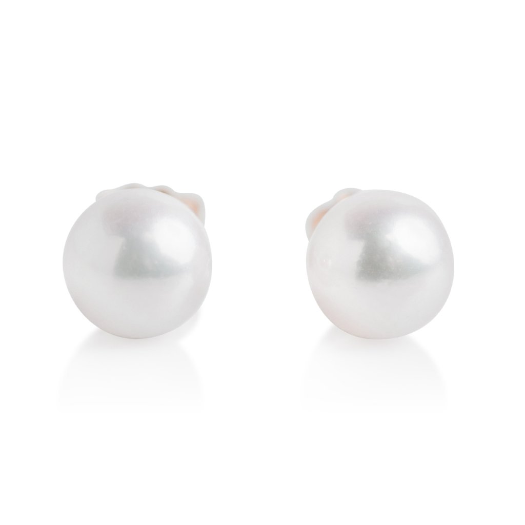 JAPANESE PEARL STUD EARRINGS 