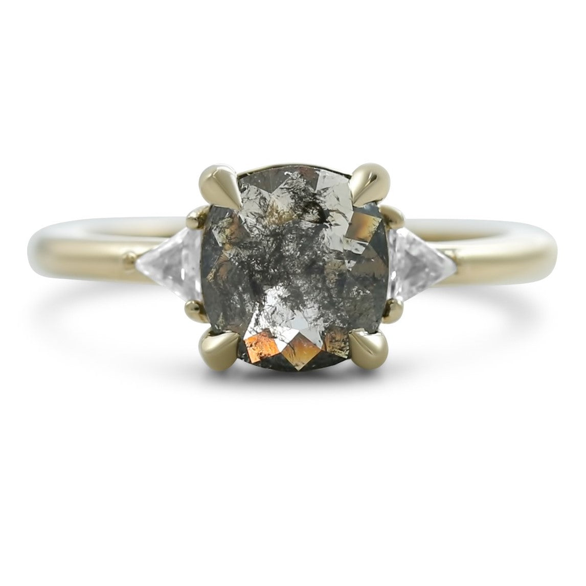 New Gray and Black Diamond Engagement Rings! | Philadelphia Jeweler Sells Gray and Black Unique Diamond Engagement Rings Online and In Studio
