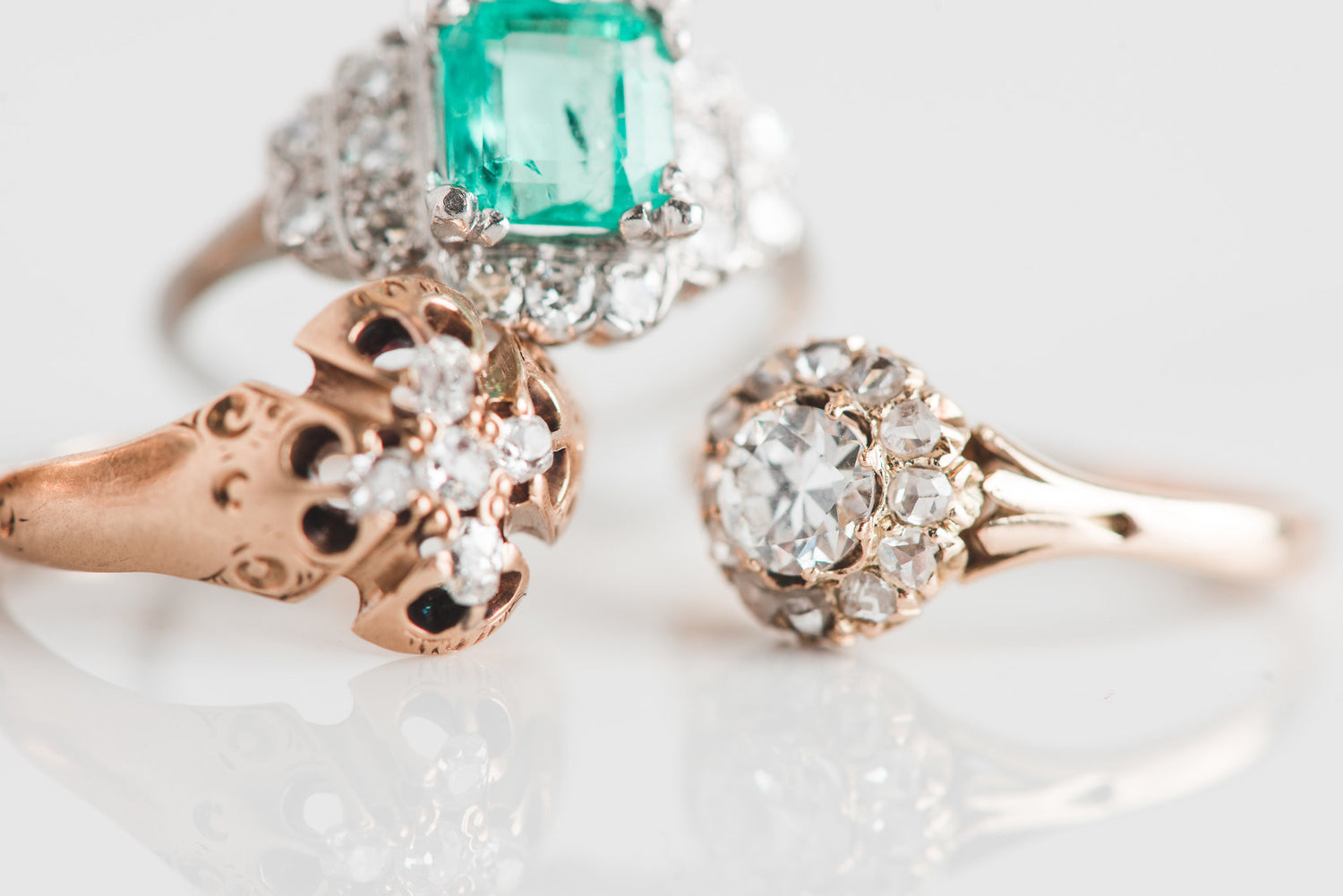 Antique Engagement Rings and Estate Jewelry in  - Monthly Estate Edit