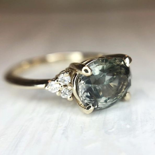 Custom Gemstone Engagement Rings | Philadelphia Based Jeweler Designs Custom Gemstone Engagement Rings