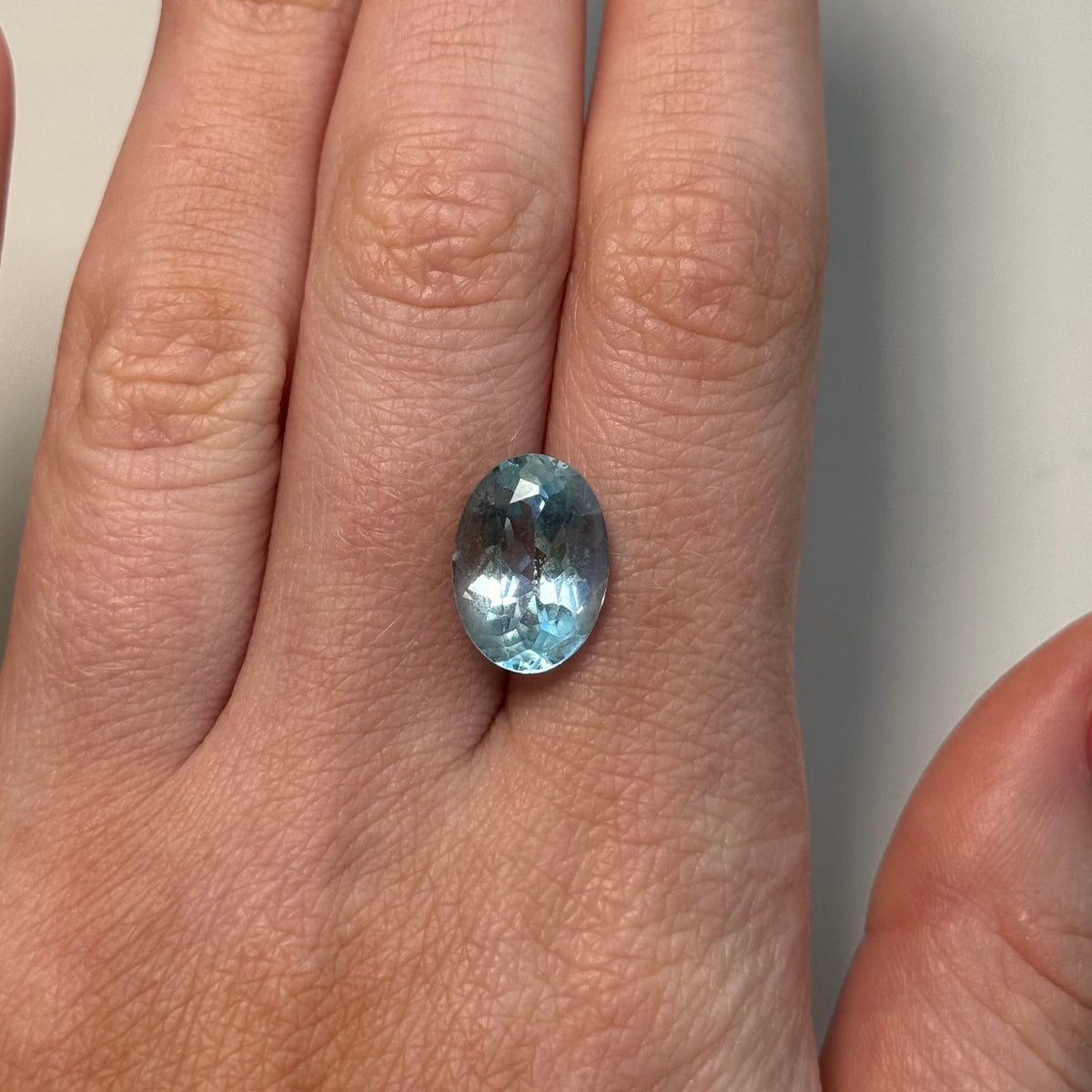 6.68ct Oval Sky Blue Topaz