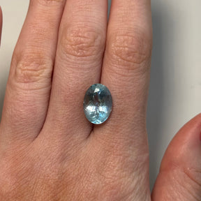 6.68ct Oval Sky Blue Topaz