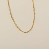 14k gold 1.5mm cable chain 