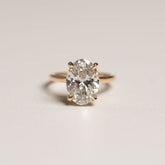 4.00ct Oval Lab Grown Diamond Lena Ring