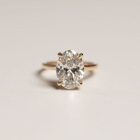 4.00ct Oval Lab Grown Diamond Lena Ring