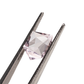 1.07ct freeform shape Nigerian morganite loose gemstone