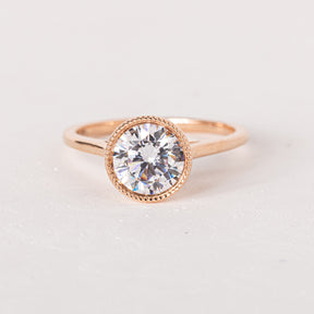 14KR 1.50ct CZ Bella Ring Size 7