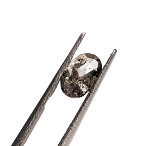 1.15ct oval cut gray diamond loose gemstone