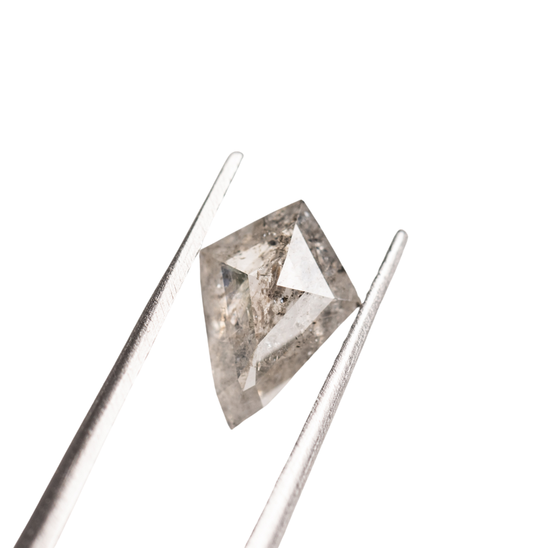 1.67ct kite shape gray diamond loose gemstone