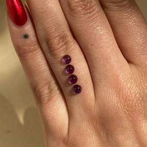 2.27tcw Parcel of Round Cabochon Amethyst