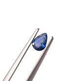0.32ct pear shape blue sapphire loose gemstone