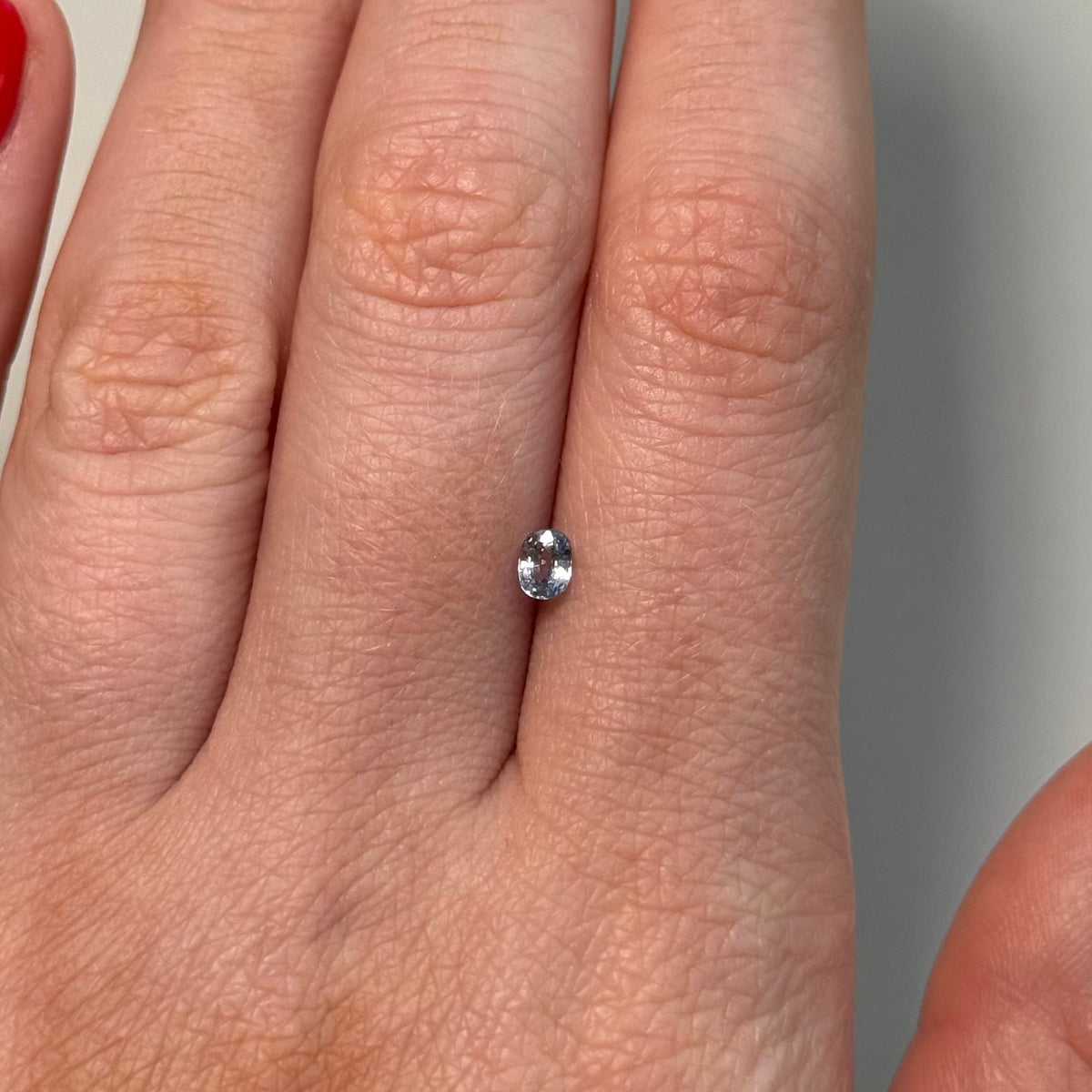 0.30ct Light Blue Oval Sapphire
