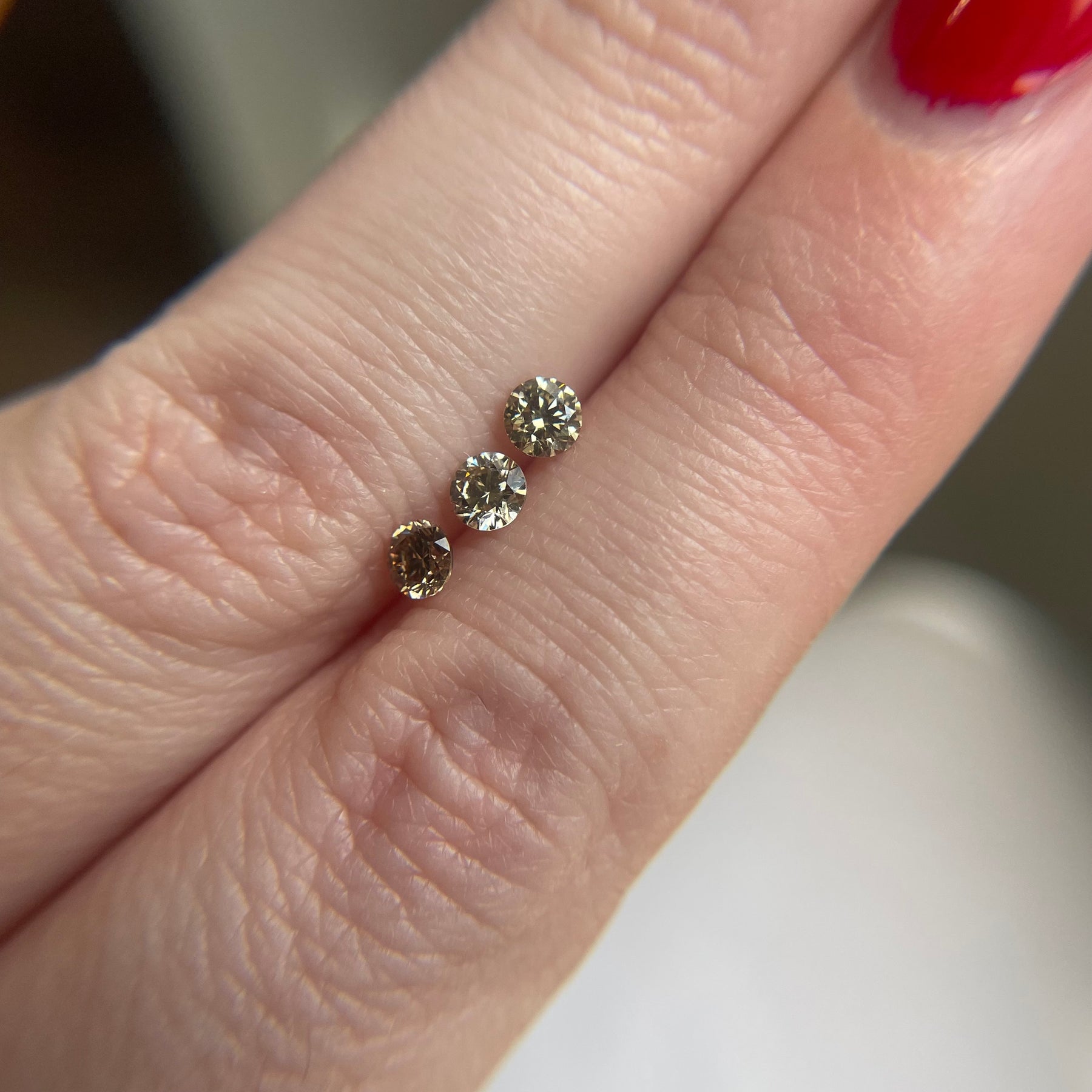 0.58tcw Parcel of Round Cognac Diamonds