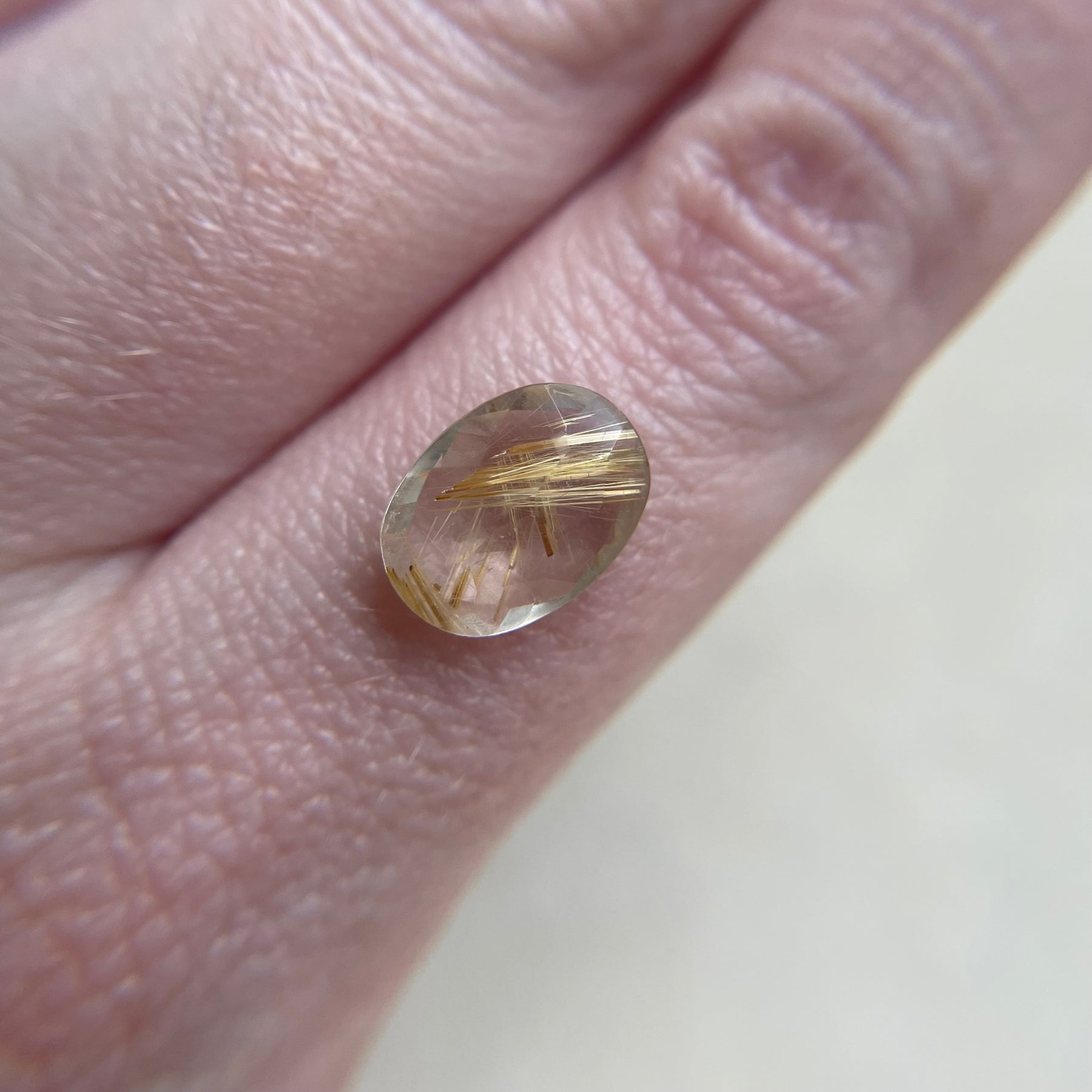 Oval Rutilated Quartz