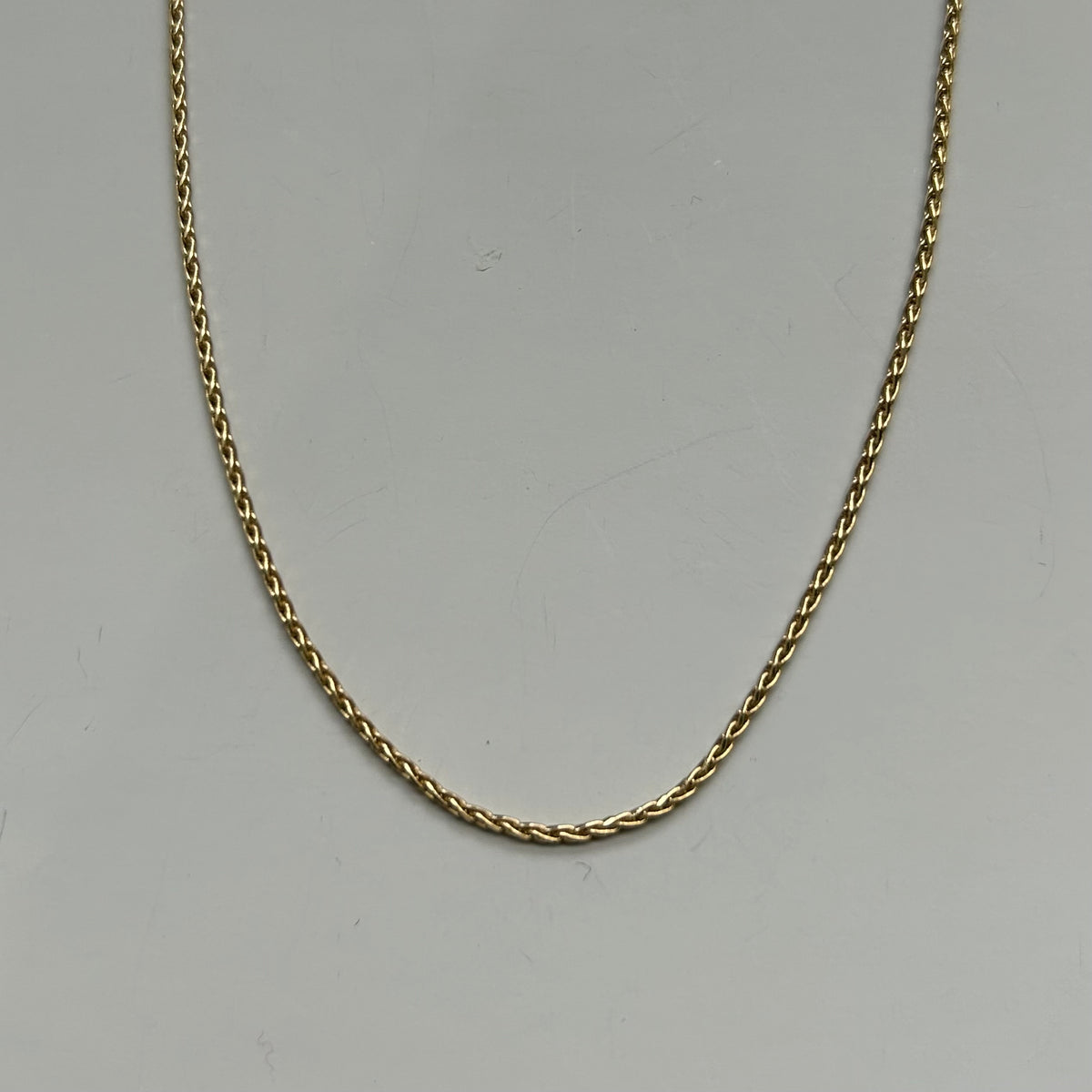 14KY Wheat Chain 16"