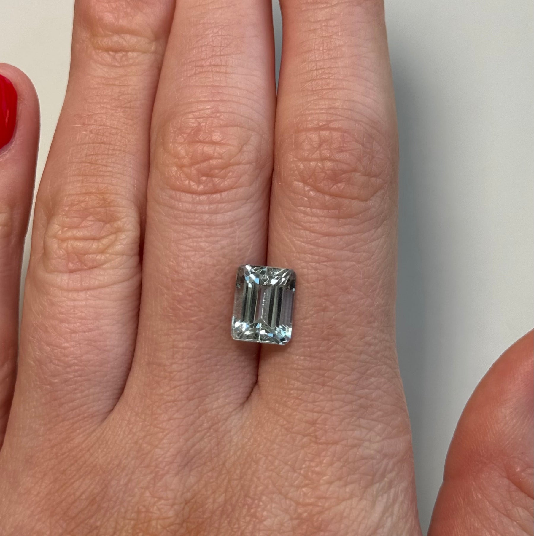 3.91ct Emerald Cut Aquamarine