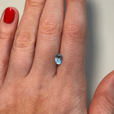 0.92ct Oval Blue Topaz