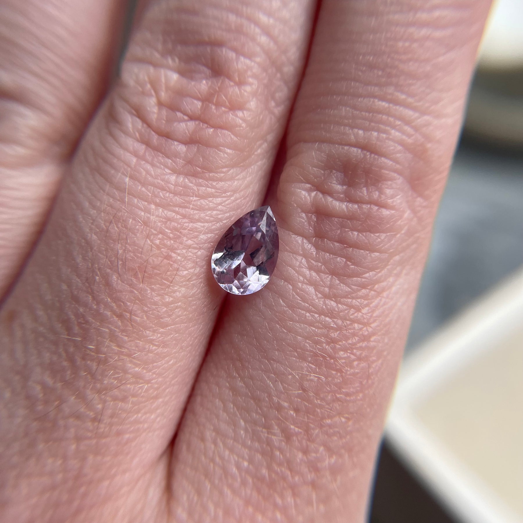 1.41ct Purple Pear Shape Tanzanite