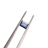 0.25ct emerald cut blue sapphire loose gemstone
