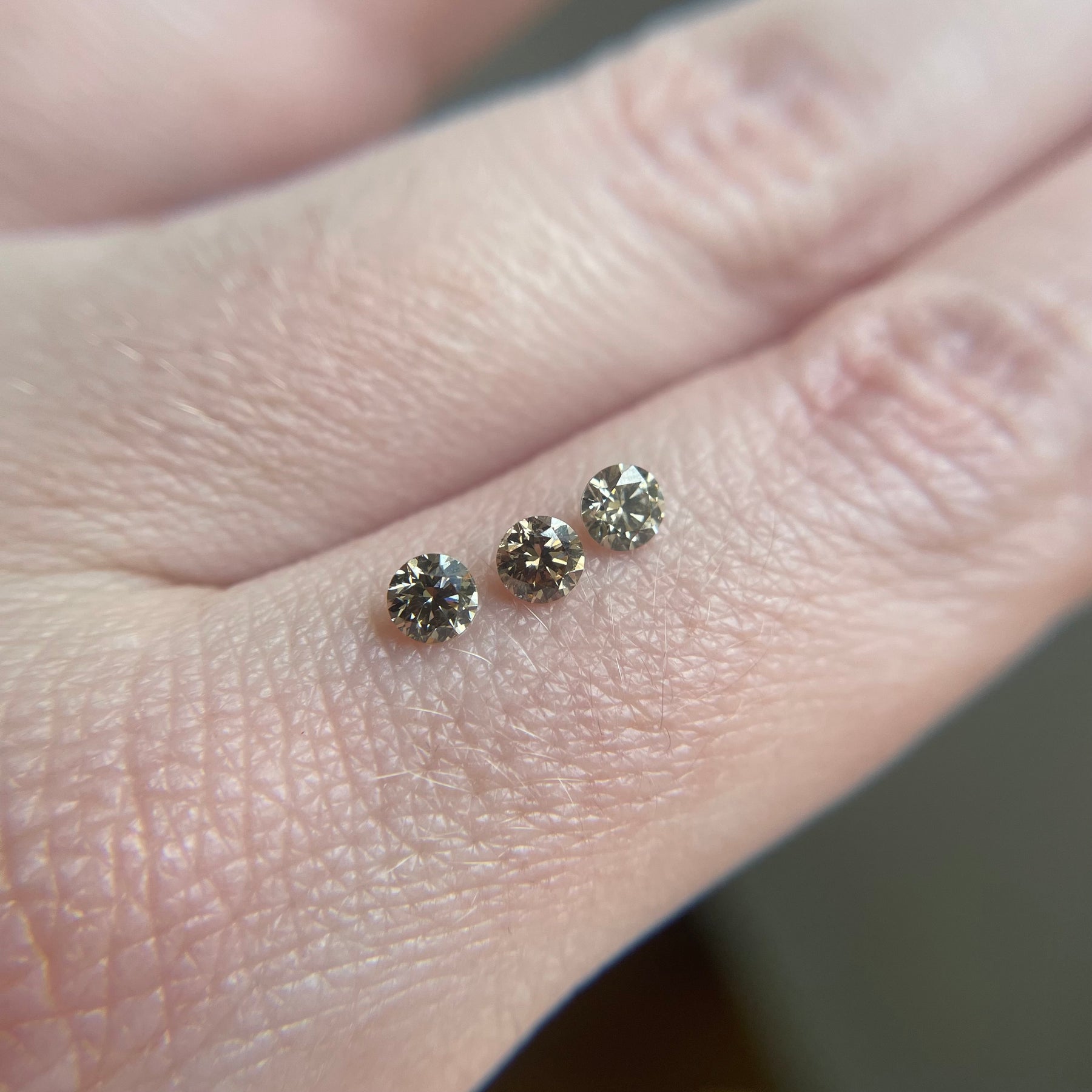 0.58tcw Parcel of Round Cognac Diamonds
