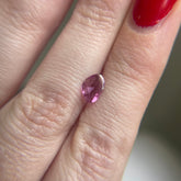 0.695ct Pink Sapphire Slice