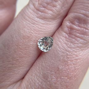 1.28ct Pear Shape Light Yellow Montana Sapphire