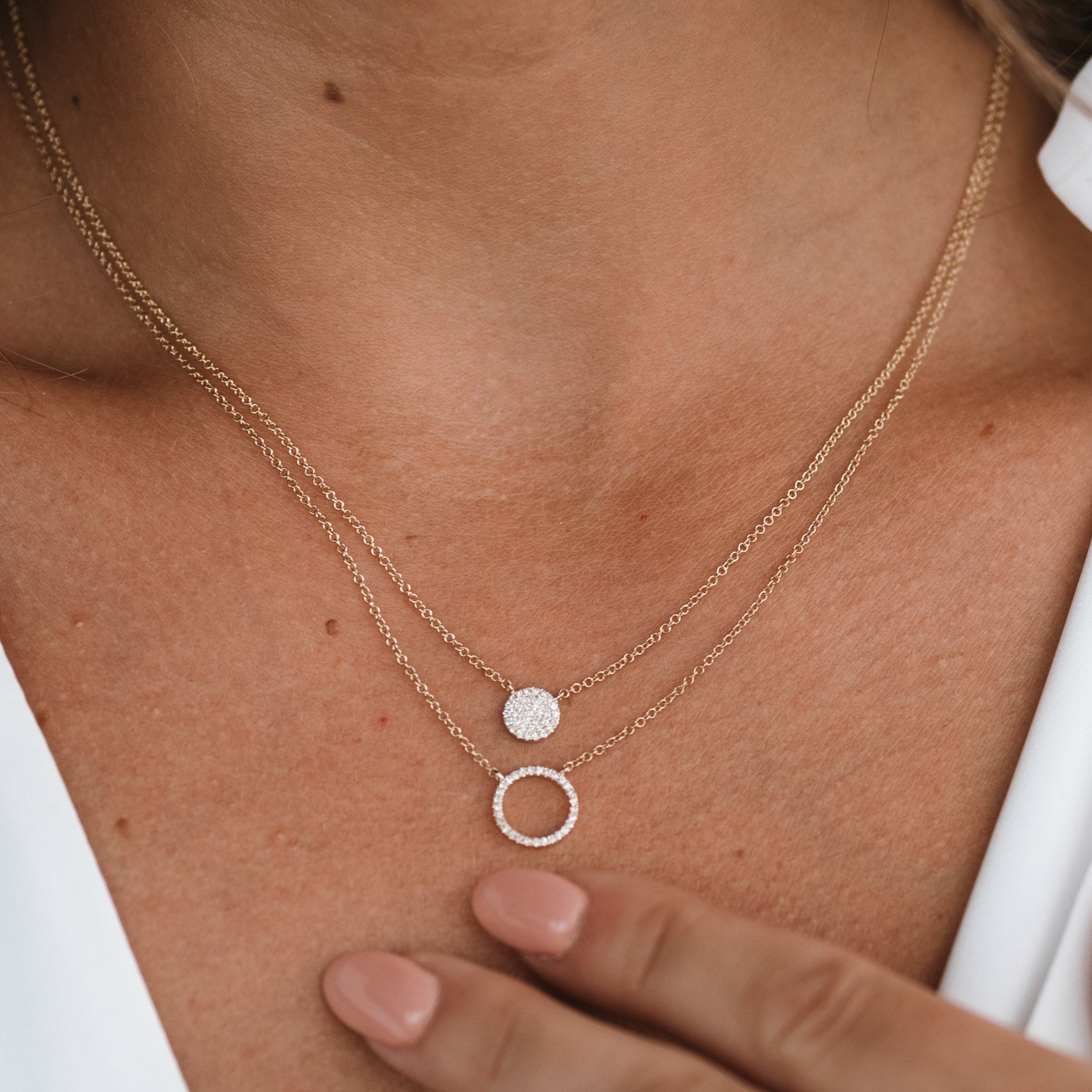 Peoples Jewellers Italian Gold Interlocking Open Circles Necklace in 14K  Gold|Peoples Jewellers | Kingsway Mall