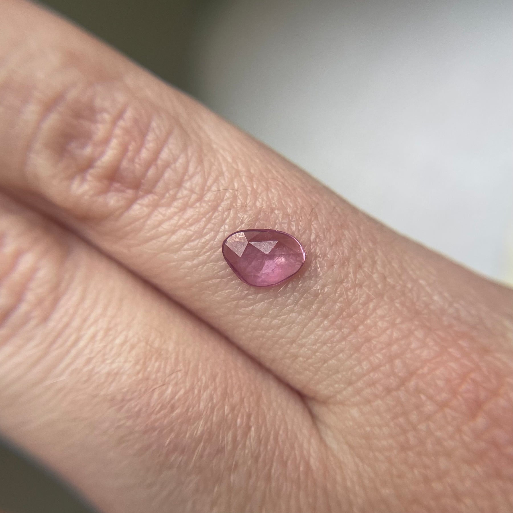 0.695ct Pink Sapphire Slice