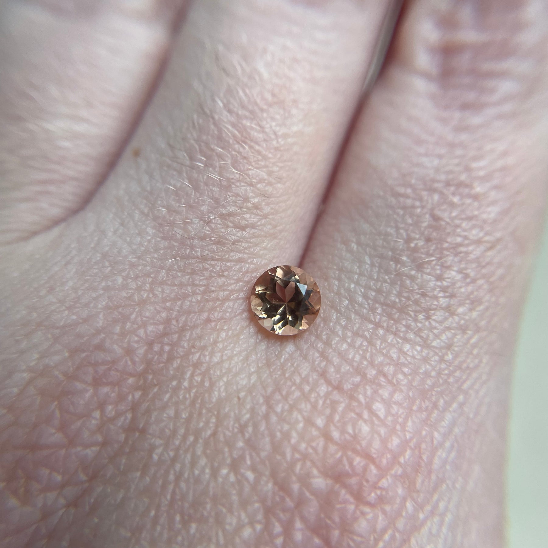 0.89ct Round Orange Tourmaline