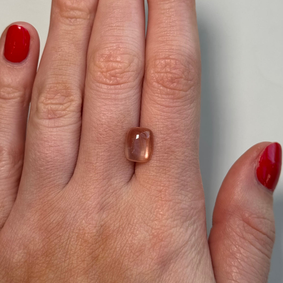 2.50ct Cabochon Cushion Sunstone