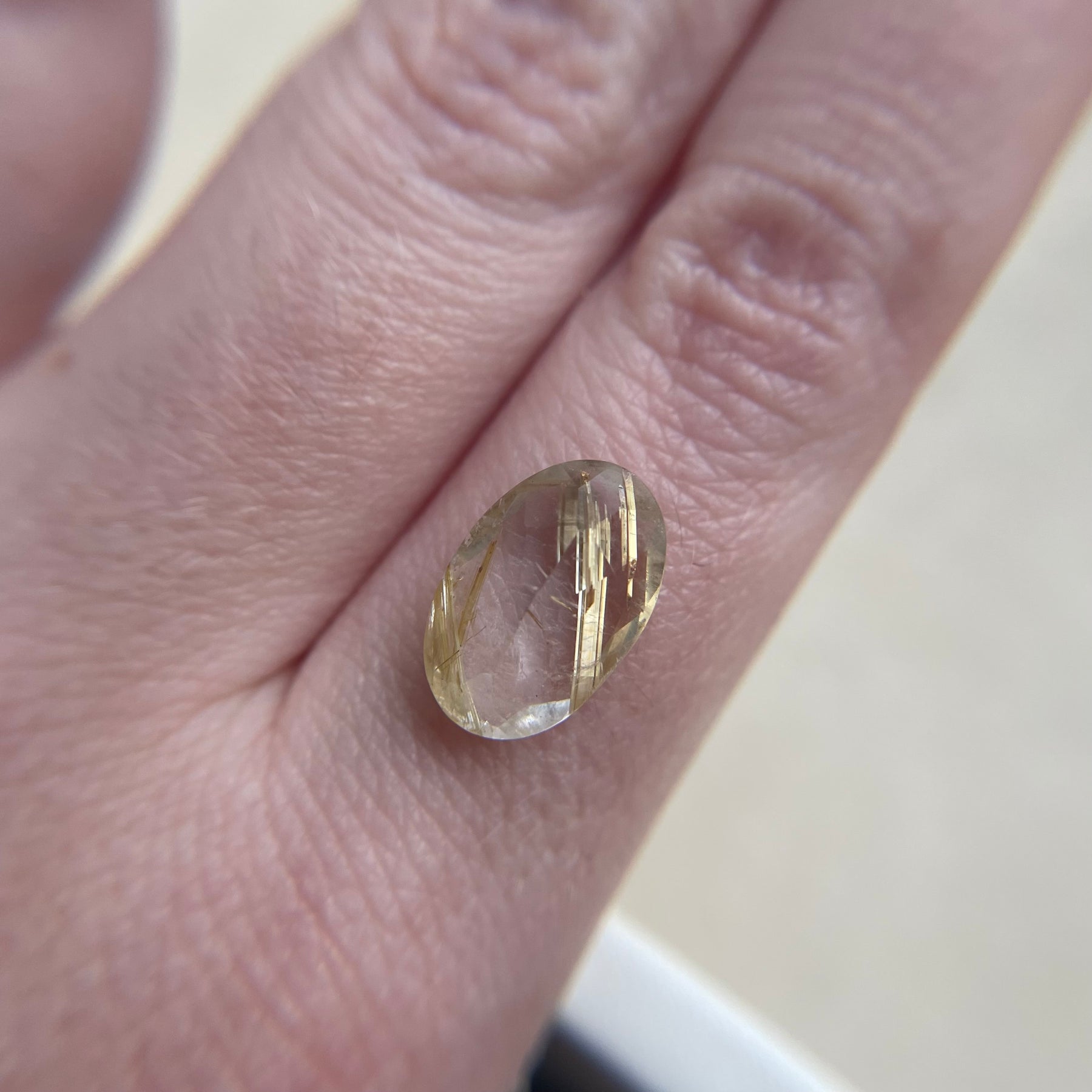 4.95ct Oval Rutilated Quartz