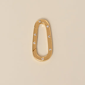 Diamond Charm Holder Clasp