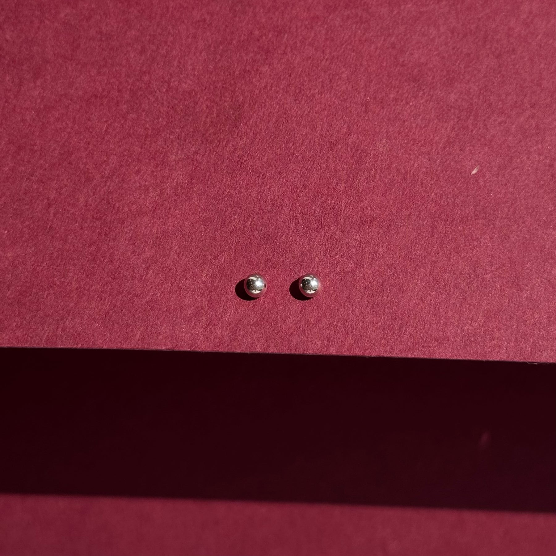 14k Polished 3mm Ball Stud Earrings